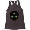 see no evil off Racerback Tank