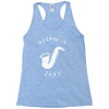 keepin it saxy Racerback Tank