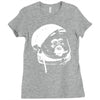 astronaut monkey Ladies Fitted T-Shirt