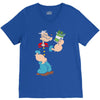 popeye spinach retro mens funny V-Neck Tee