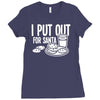i put out for santa claus Ladies Fitted T-Shirt