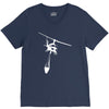 uh 1 huey air attack helicopter vinyl decal fire fighting cdf usfs V-Neck Tee