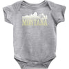 montana mountains Baby Bodysuit