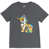 Robotic Baby Unicorn V-Neck Tee