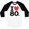 i love 80's 3/4 Sleeve Shirt
