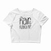 my hair is kinky af Crop Top