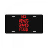 no penis shaped food License Plate
