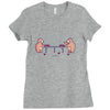 bear pong! Ladies Fitted T-Shirt