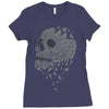 skull triangle Ladies Fitted T-Shirt