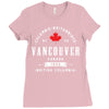 vancouver canada 2400x3200 Ladies Fitted T-Shirt