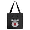 christmas reindeer rudolph Tote Bags