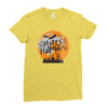 happy halloween 1 Ladies Fitted T-Shirt