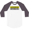 warning offensiv 3/4 Sleeve Shirt