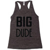 big dude Racerback Tank