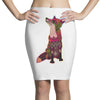 floral fox Pencil Skirts