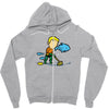 part time job   aquarium Zipper Hoodie