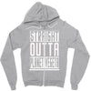 straight outta planet vegeta Zipper Hoodie