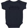people say i'm condescending Baby Bodysuit
