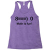 math is fun Racerback Tank