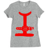 santa claus suit Ladies Fitted T-Shirt