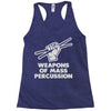 weapons of mass percussion Racerback Tank