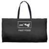 fast food funny Weekender Totes