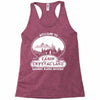 camp crystal lake est 1935 Racerback Tank