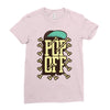 pop off Ladies Fitted T-Shirt