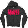 believe women Zipper Hoodie