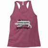 hunting giant hogs Racerback Tank