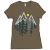 explorer Ladies Fitted T-Shirt