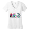 jake paulers colorful Women's V-Neck T-Shirt