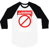 zombie  do not feed the zombies fun 3/4 Sleeve Shirt