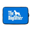 the dogfather boxer white Laptop sleeve