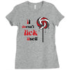 lick it Ladies Fitted T-Shirt