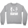 blues brothers inspired on a mission from god funny Crewneck Sweatshirt
