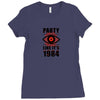 big brother is watching you party Ladies Fitted T-Shirt