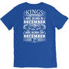 Real Kings Are Born On December 27 V-Neck Tee