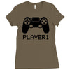 player stick Ladies Fitted T-Shirt