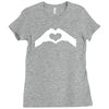 love hands Ladies Fitted T-Shirt