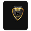 protected by boxer security Mousepad