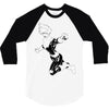 captain marvel 7 3/4 Sleeve Shirt