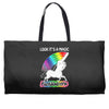 look it's a magical fck unicorn funny Weekender Totes