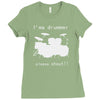i'm a drummer please shout Ladies Fitted T-Shirt
