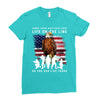 Honor Those Who Place Their Life On The Line Ladies Fitted T-Shirt
