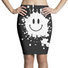 mud splatter smiley face smile forrest gump movie Pencil Skirts