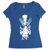 wolverine avengers inspired superhero Women's Triblend Scoop T-shirt