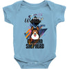 who loves german shepherd Baby Bodysuit