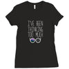 I'VE BEEN THINKING TOO MUCH Ladies Fitted T-Shirt