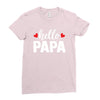 Hello Papa Ladies Fitted T-Shirt